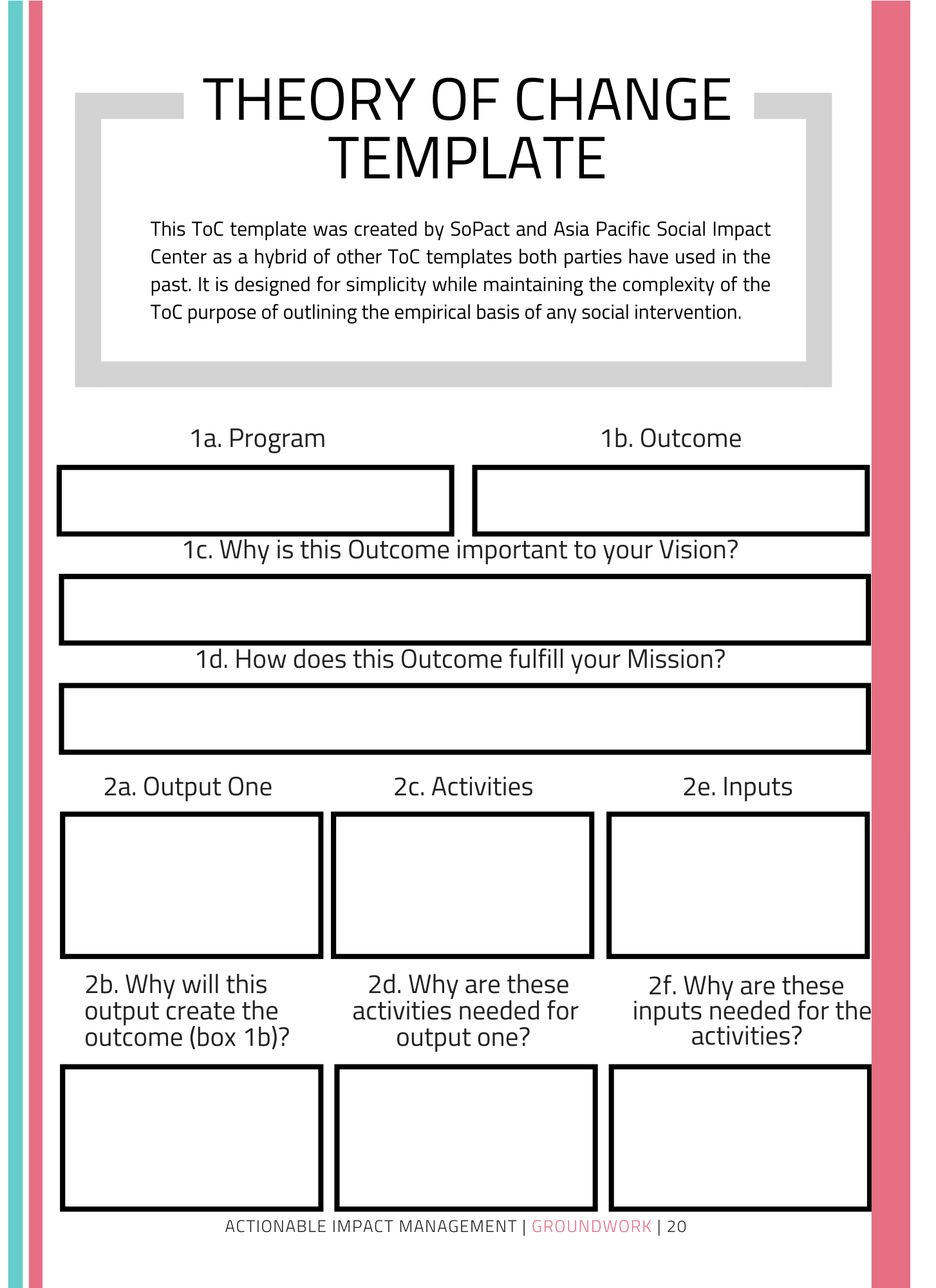 Theory Of Change Template Sopact